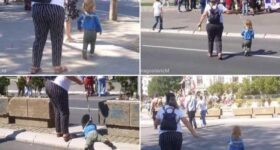 BEOGRAD: Dok je ispijala pivo žena na “POVOCU” vukla malo dete po ulici